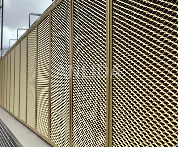 Aluminum Metal Wire Mesh Decorative Wall Panel