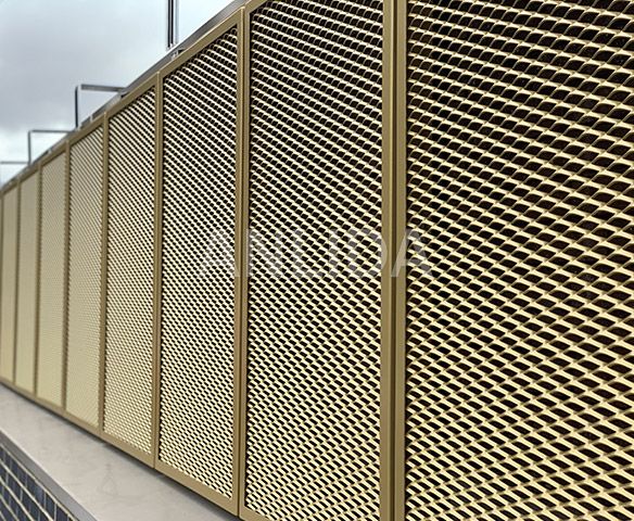 Expanded Metal Wire Mesh Fence